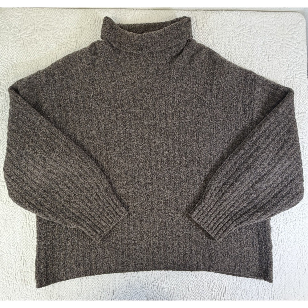 VTG 90's Tundra Canada‎ Wool Blend Sweater Women's Marled Boxy Oversized
